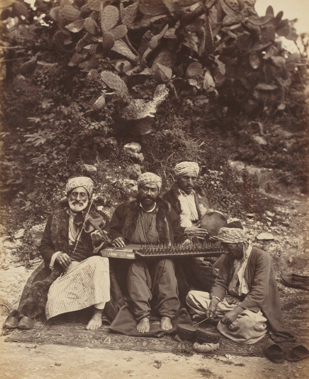 Arabimuusikot, 1864. tekijältä Ludovico Wolfgang Hart