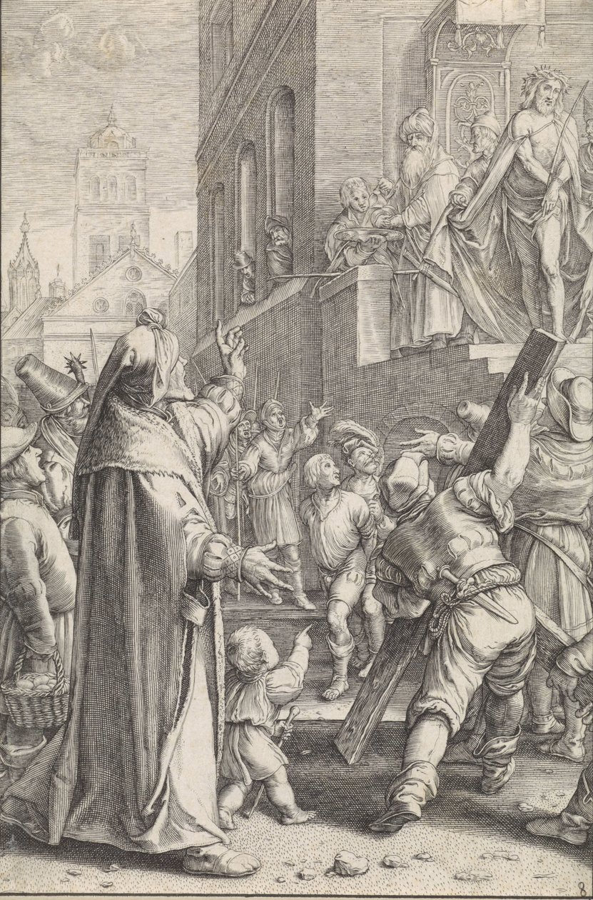 Kristus näytettiin ihmisille (Ecce homo) The Passion (sarjan nimi) tekijältä Ludovicus Siceram