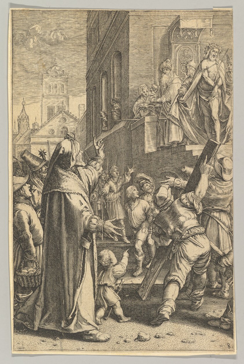 Ecce Homo, teoksesta The Passion of Christ, n. 1623. tekijältä Ludovicus Siceram