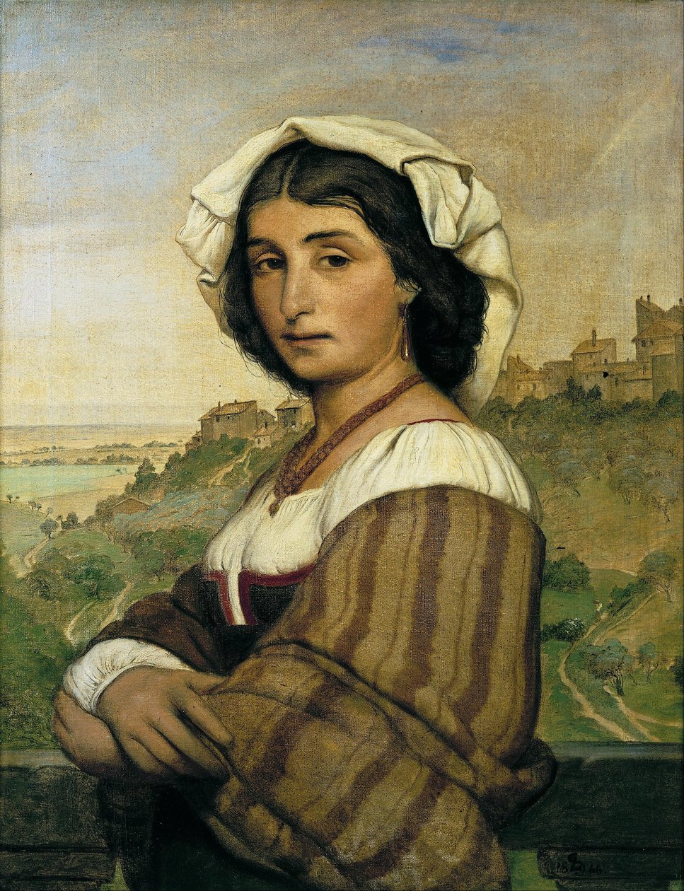 Malli Stella. Taustalla Ariccia tekijältä Ludvig Abelin Schou