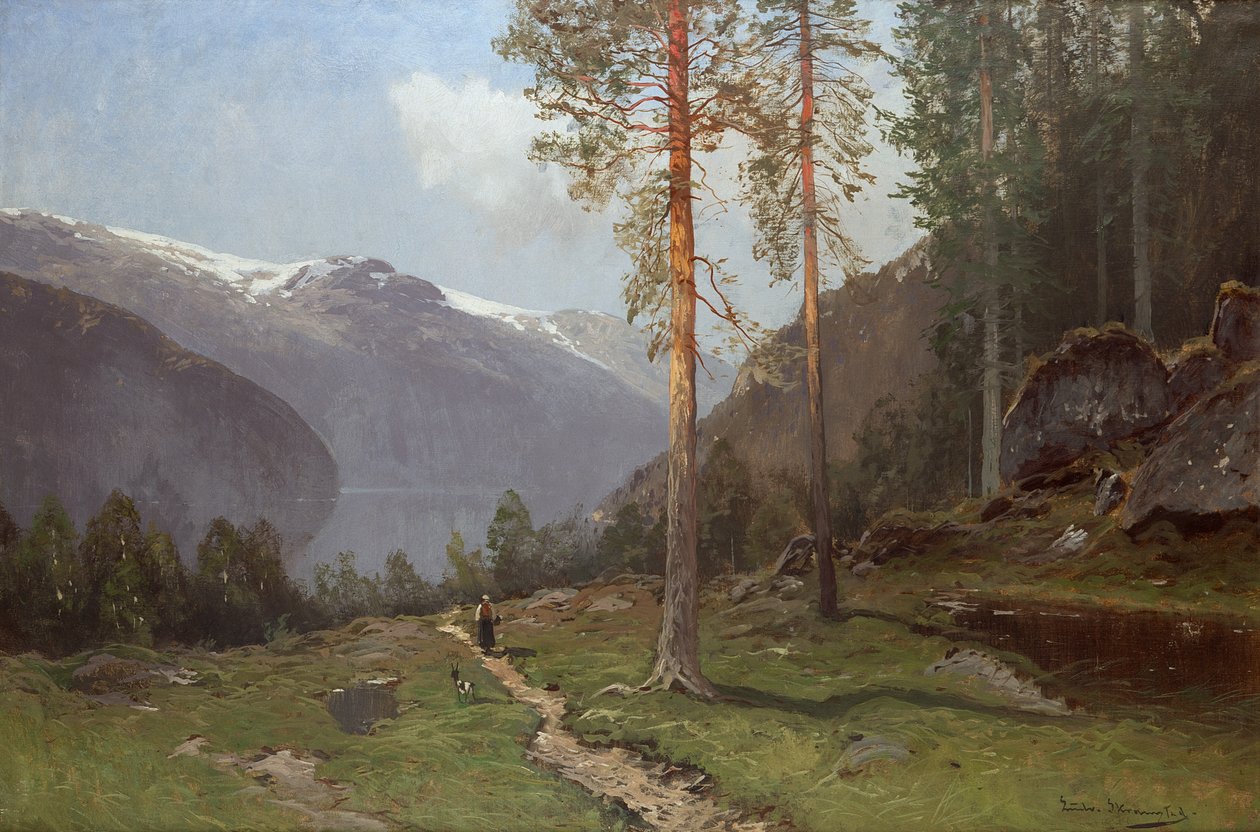 Vuono maisema tekijältä Ludvig Skramstad