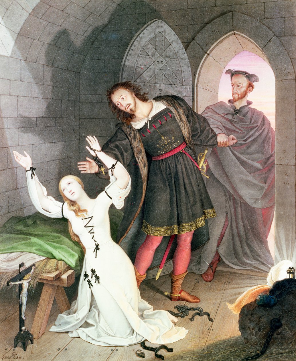 Faust, 1828 (muste ja wc) tekijältä Ludwig Ferdinand Schnorr von Carolsfeld