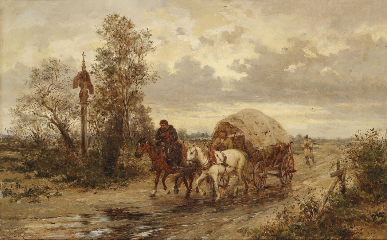 Auf der Landstraße tekijältä Ludwig Gedlek