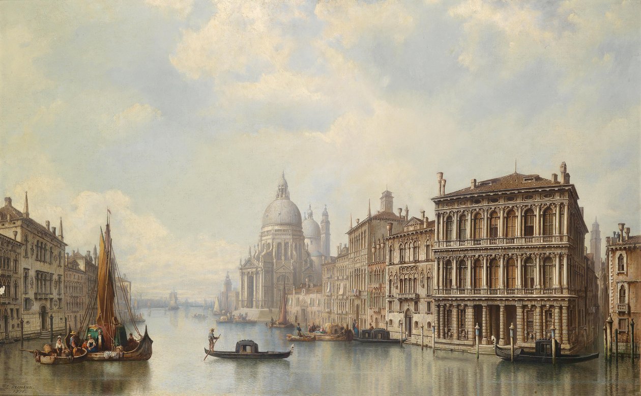 Venedig, Blick auf Santa Maria della Salute tekijältä Ludwig Hermann