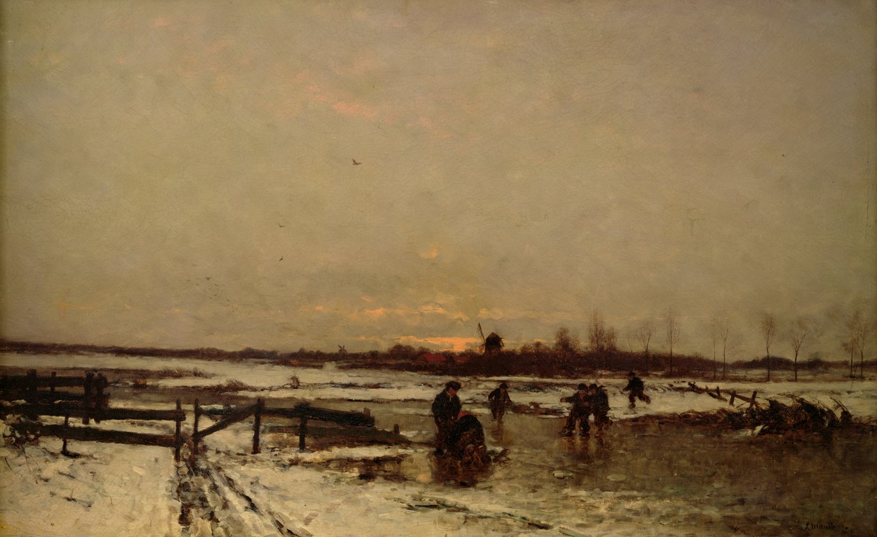 Talvi kohtaus tekijältä Ludwig Munthe