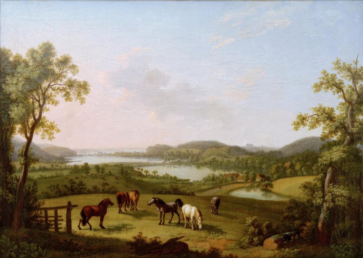 Der Plöner See von Bösdorf aus gesehen tekijältä Ludwig Philipp Strack