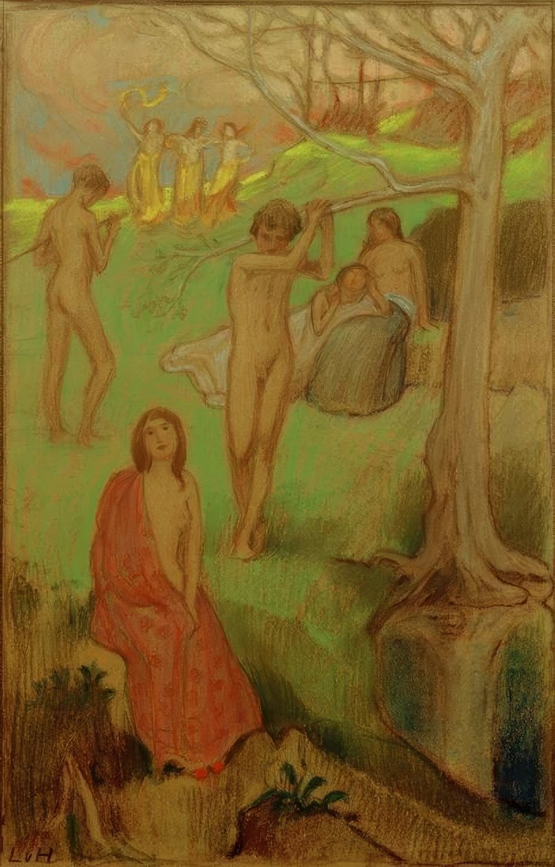 Frühling tekijältä Ludwig von Hofmann
