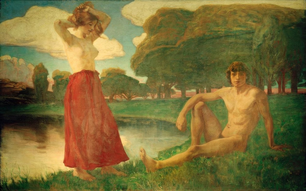 Idylli tekijältä Ludwig von Hofmann
