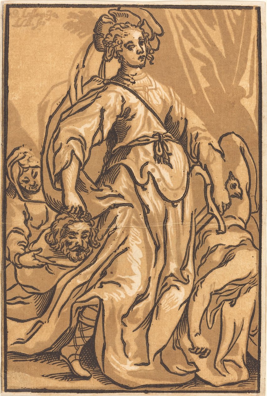 Judith ja Holofernes tekijältä Ludwig Büsinck after Georges Lallemand