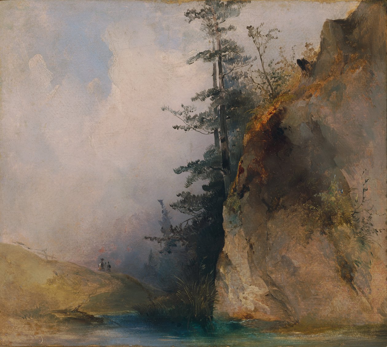 Felsabhang am Bach tekijältä Ludwig Czerny