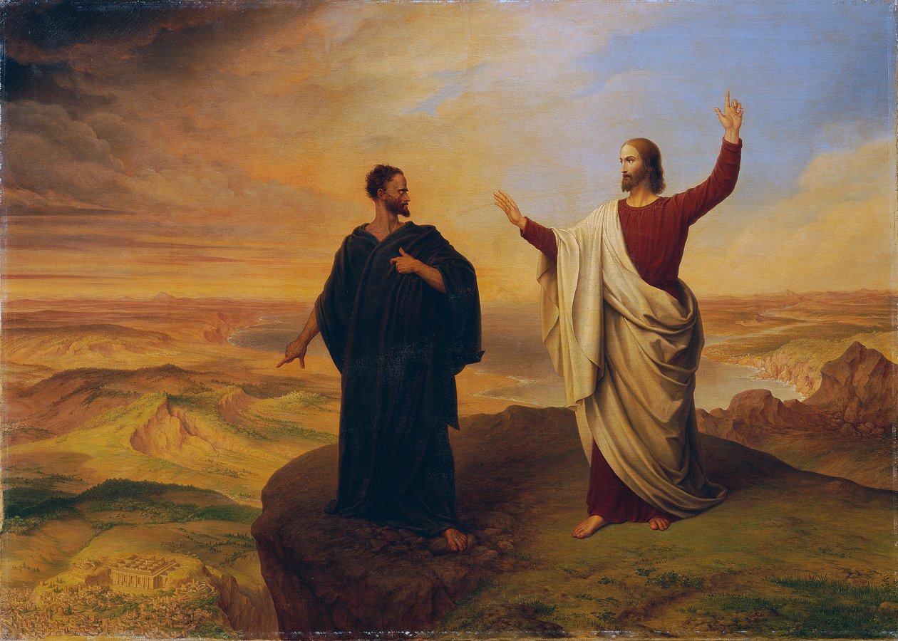 Kristuksen kiusaus tekijältä Ludwig Ferdinand Schnorr von Carolsfeld
