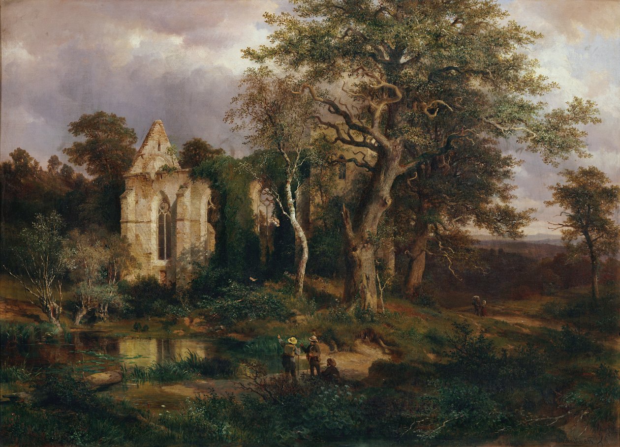 Kirchenruine tekijältä Ludwig Halauska