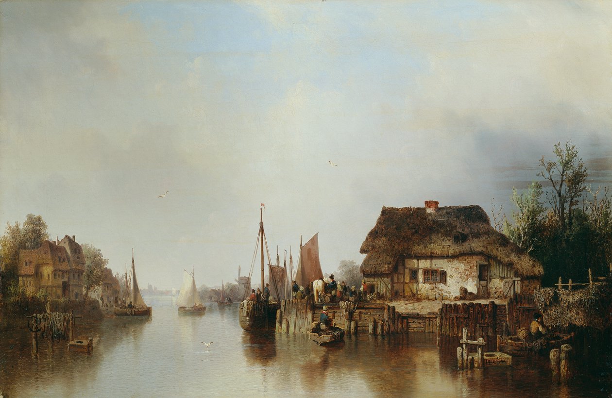 Scheldeufer tekijältä Ludwig Hermann