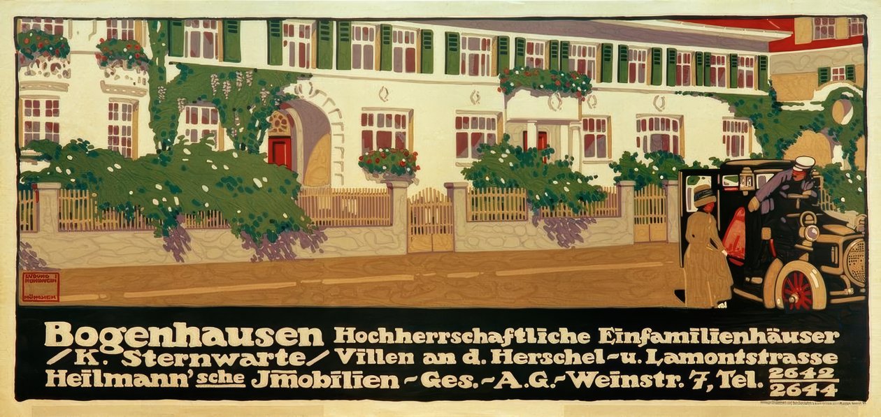Bogenhausen / Aateliset omakotitalot / K tekijältä Ludwig Hohlwein