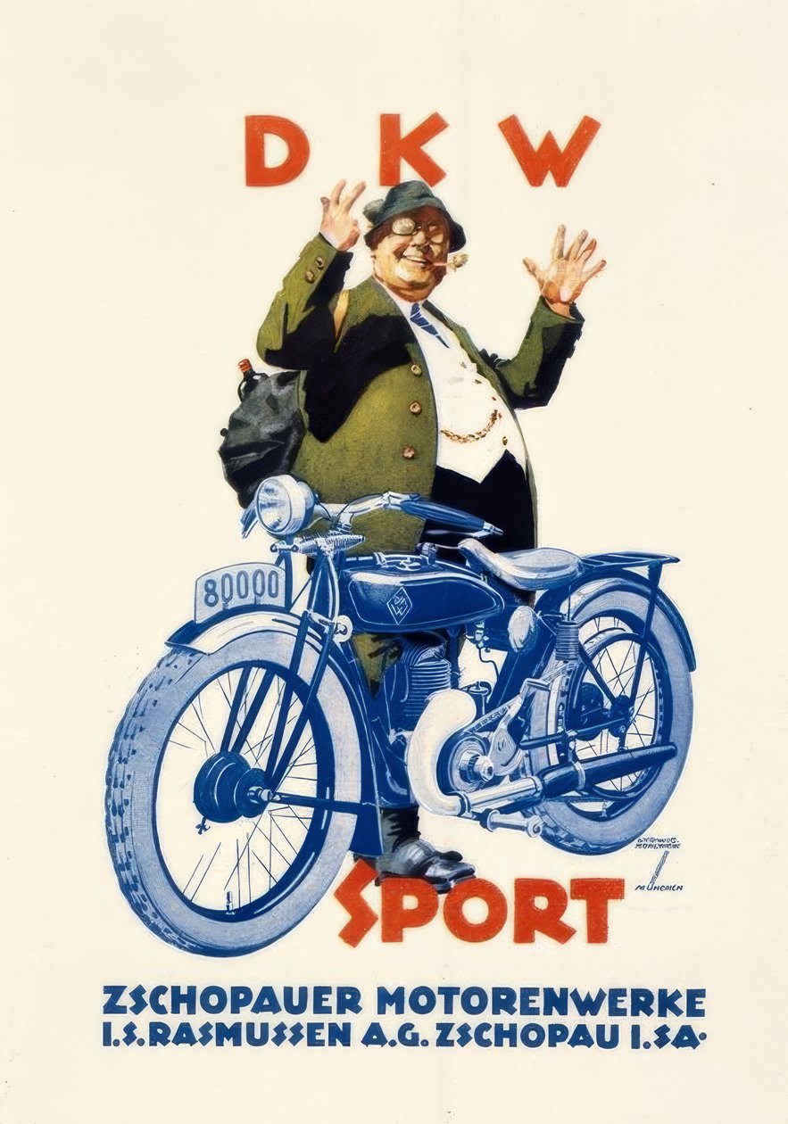 DKW SPORT tekijältä Ludwig Hohlwein