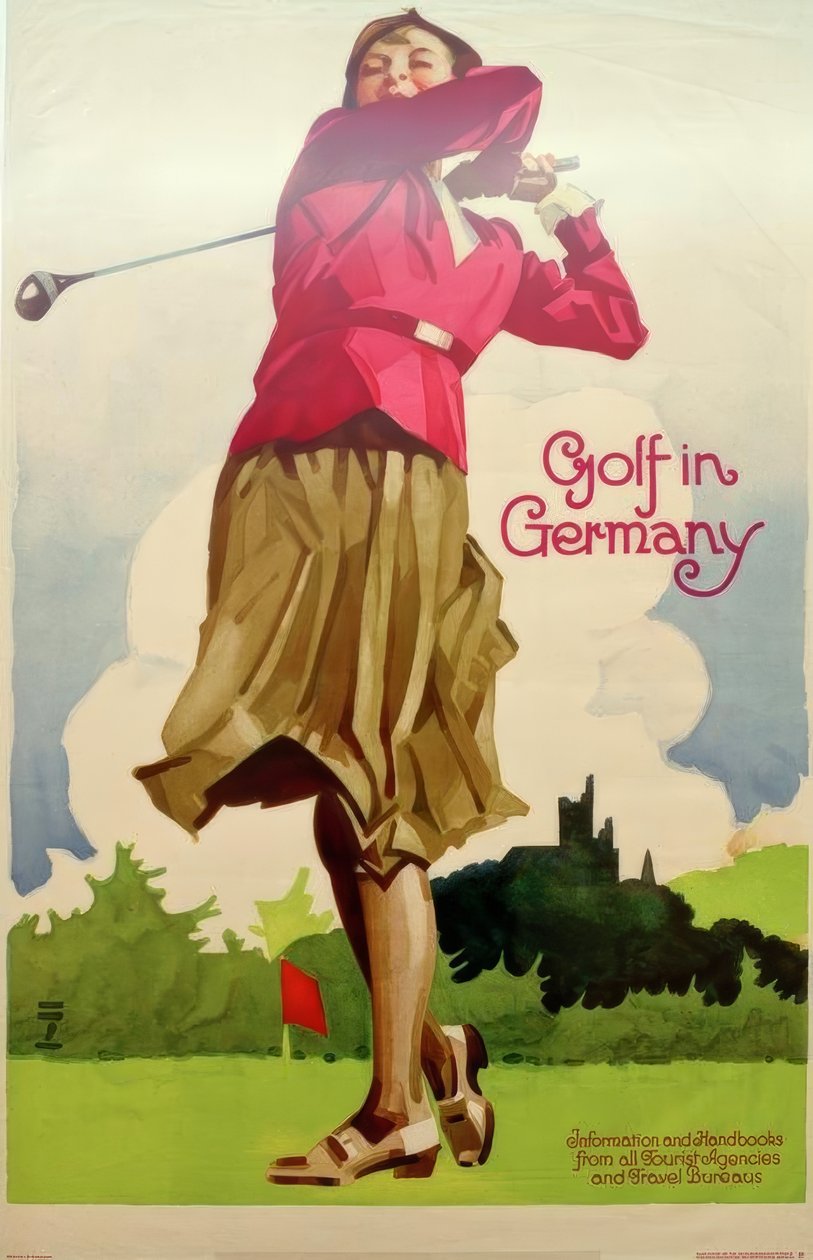 Golf Saksassa / Tietoa ja käsikirjoja kaikilta matkailutoimistoilta ja matkatoimistoilta tekijältä Ludwig Hohlwein
