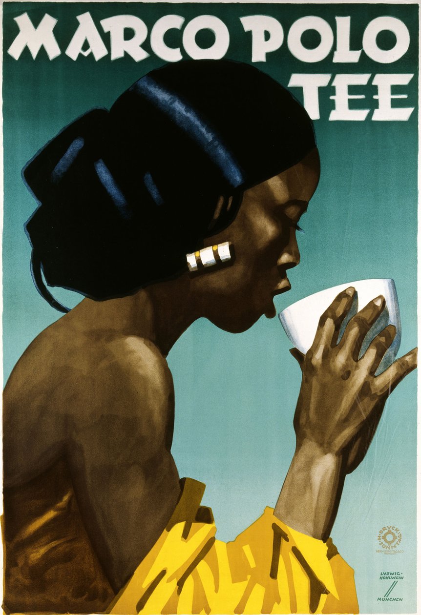 Marco Polo Tea, c. 1930. tekijältä Ludwig Hohlwein