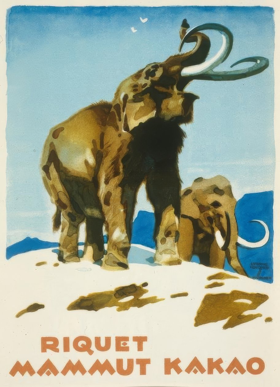 Riquet Mammut Kakao tekijältä Ludwig Hohlwein