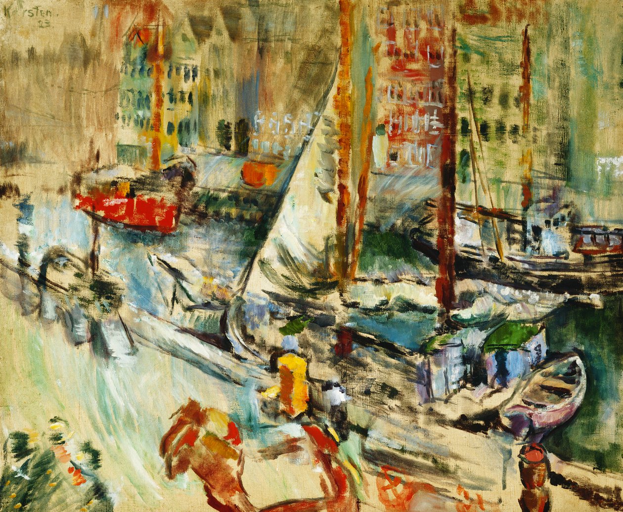 Nyhavnista, 1923 tekijältä Ludvik Peter Karsten