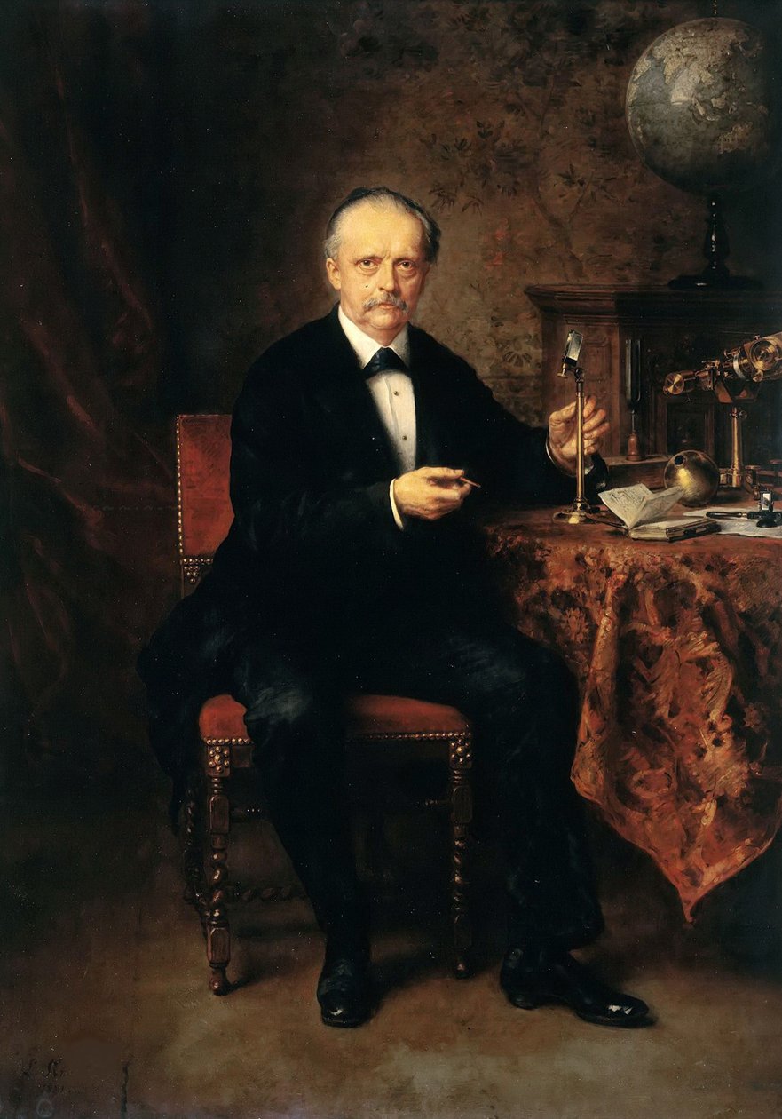 Hermann Ludwig Ferdinand von Helmholtzin muotokuva tekijältä Ludwig Knaus