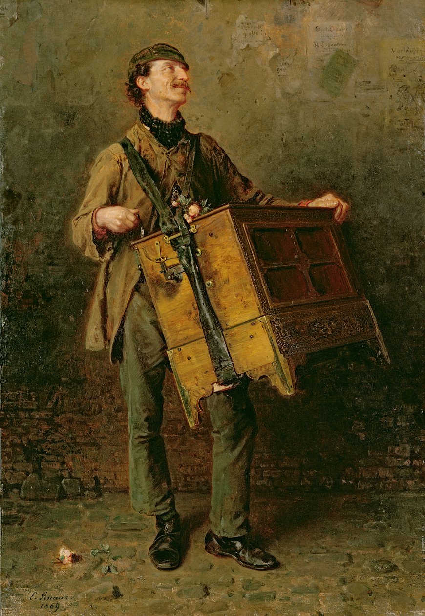 Hurdy-Gurdy Man, 1869 tekijältä Ludwig Knaus