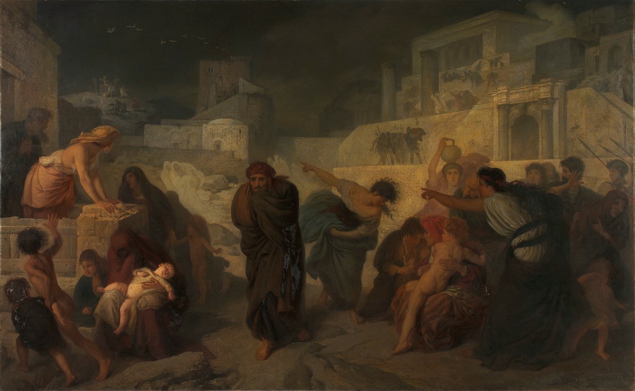Jerusalem Kristuksen kuoleman jälkeen tekijältä Ludwig Mayer
