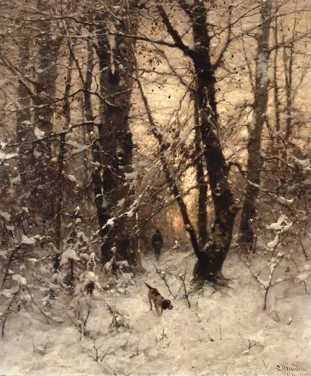 Talvi hämärä, 1891 tekijältä Ludwig Munthe