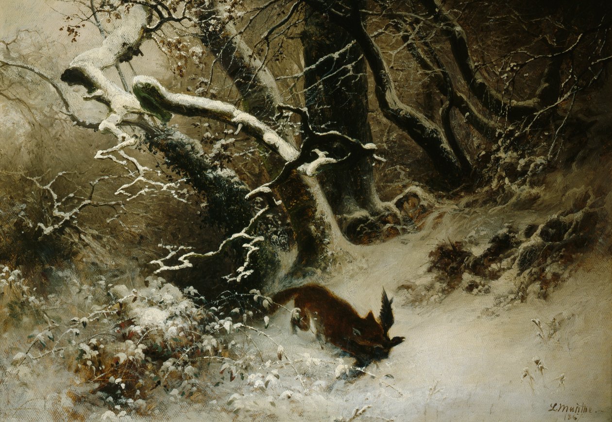 Talvimaisema tekijältä Ludwig Munthe