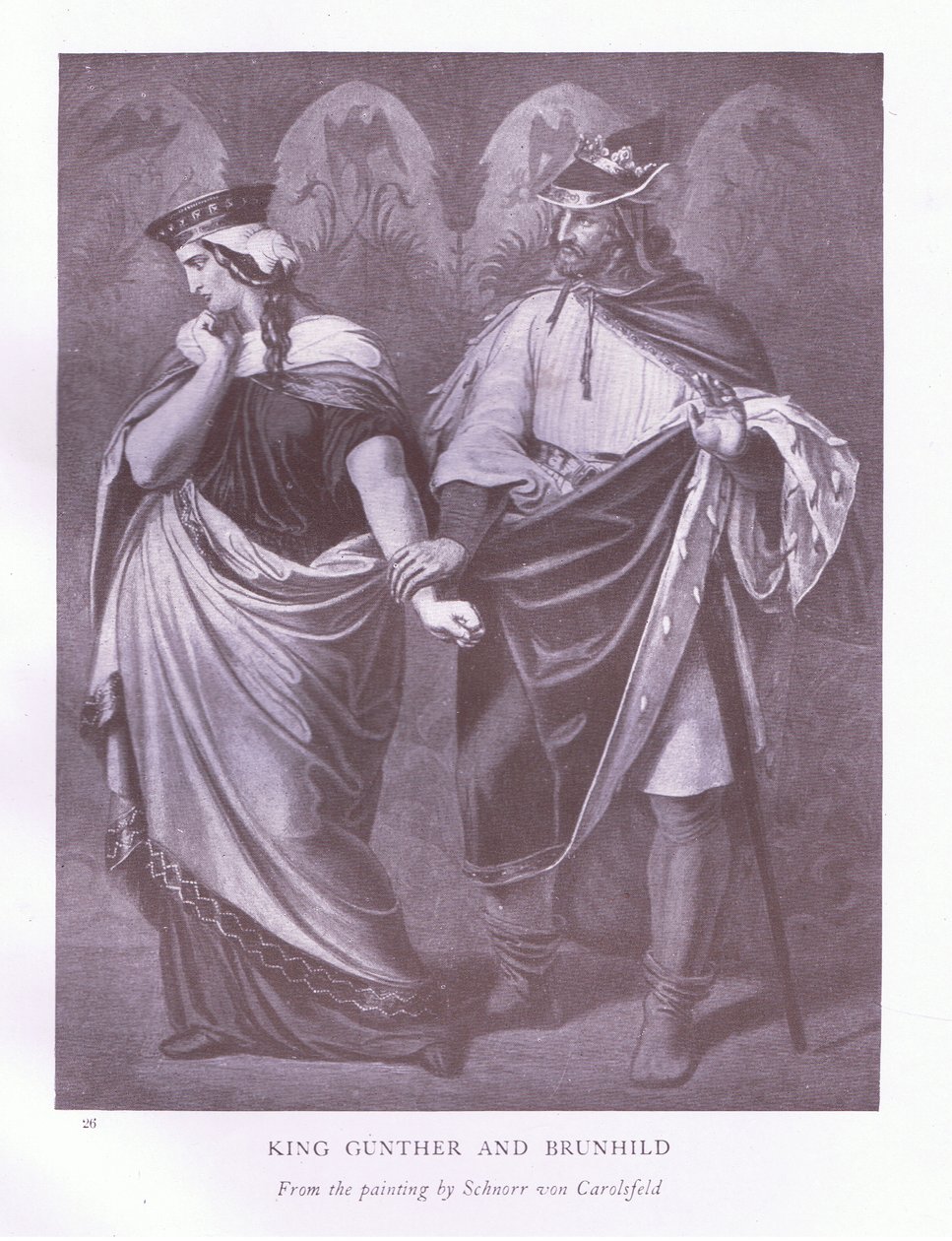 Kuningas Gunther ja Brunhild tekijältä Ludwig Schnorr von Carolsfeld