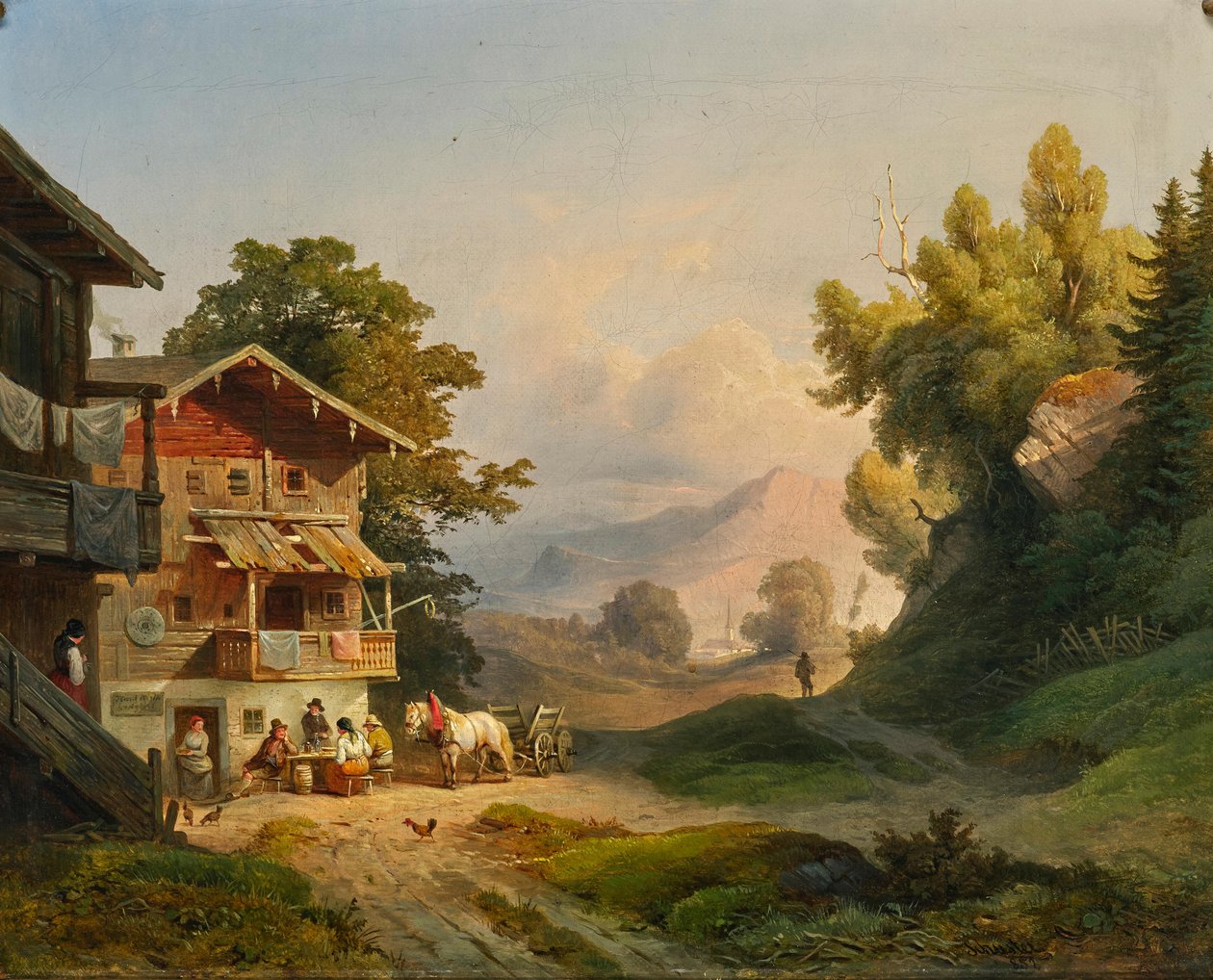Ludwig Schuster keskipäivän lepo 1852 tekijältä Ludwig Schuster