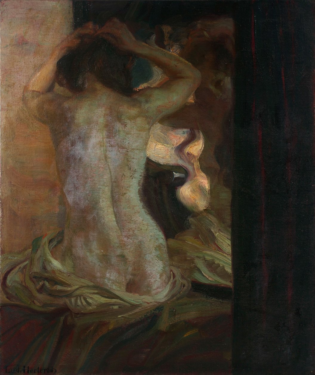 Peili tekijältä Ludwig von Herterich