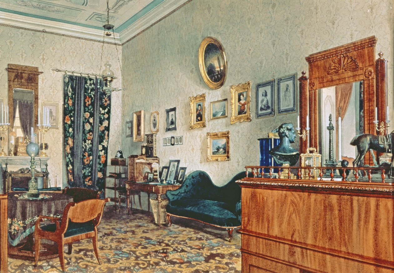 Mihail Obreskoffin toimisto, 1848 tekijältä Luigi Premazzi