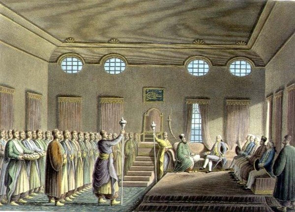 Bukarestin palatsi, levy II, pubi. kirjoittanut William Watts tekijältä Luigi (after) Mayer