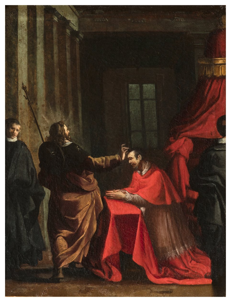 North Transept, San Roccon alttari 1635, 45, Genovesino 1645, Signatura del Cardinal, Maalattu alhaalla oikea tekijältä Luigi Miradori