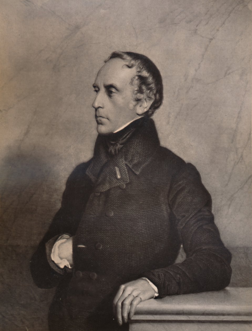 Francois Pierre Guillaume Guizot, ranskalainen poliitikko ja historioitsija, 1800-luku 1894 tekijältä Luigi Calamatta