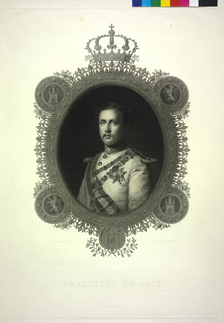 Espanjan kuningas Franz tekijältä Luigi Calamatta