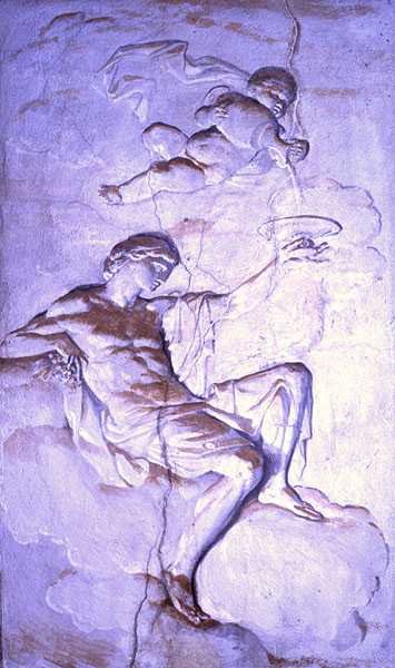 Bacchus, n. 1790 (fresko) tekijältä Luigi Catani