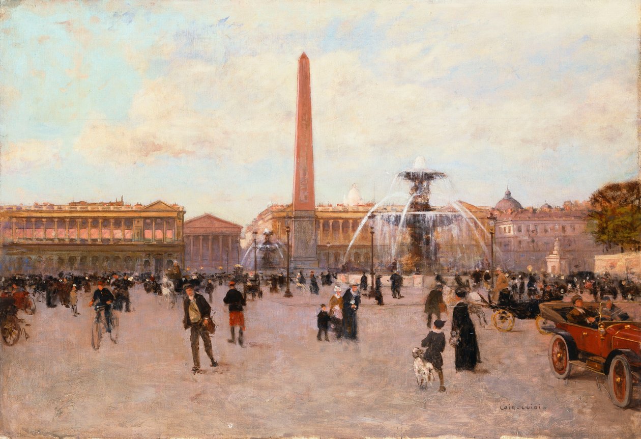 Place de la Concorde, tekijältä Luigi Loir