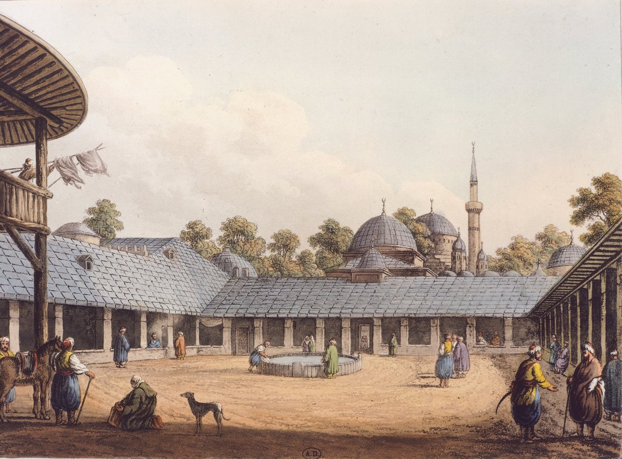 Borgas Caravanserai, Luigi Mayer, Romania Kaiverrus tekijältä Luigi Mayer