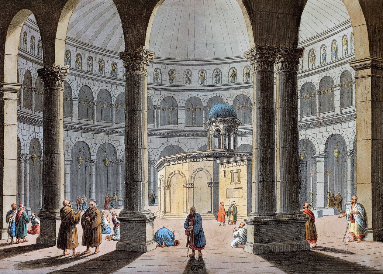 Pyhän haudan kirkko, Jerusalem tekijältä Luigi Mayer