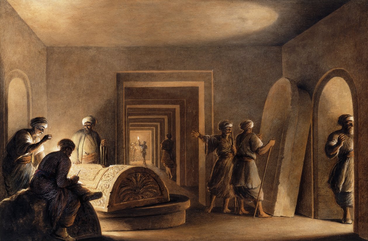 Figuurit egyptiläisissä haudoissa, tekijältä Luigi Mayer