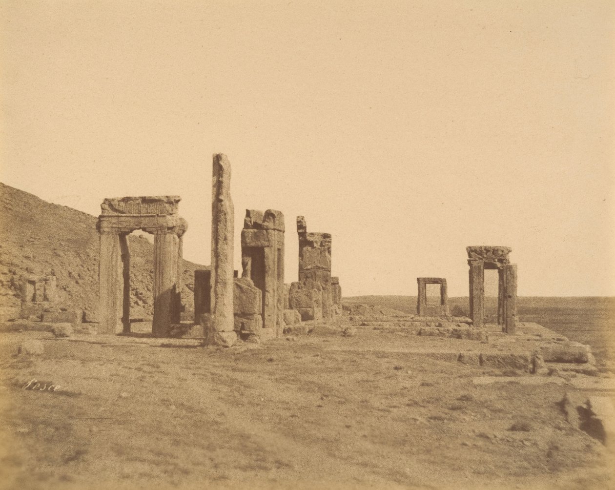 12 [Persepolis, W: ennen restaurointia, 1840-60-luku. tekijältä Luigi Pesce