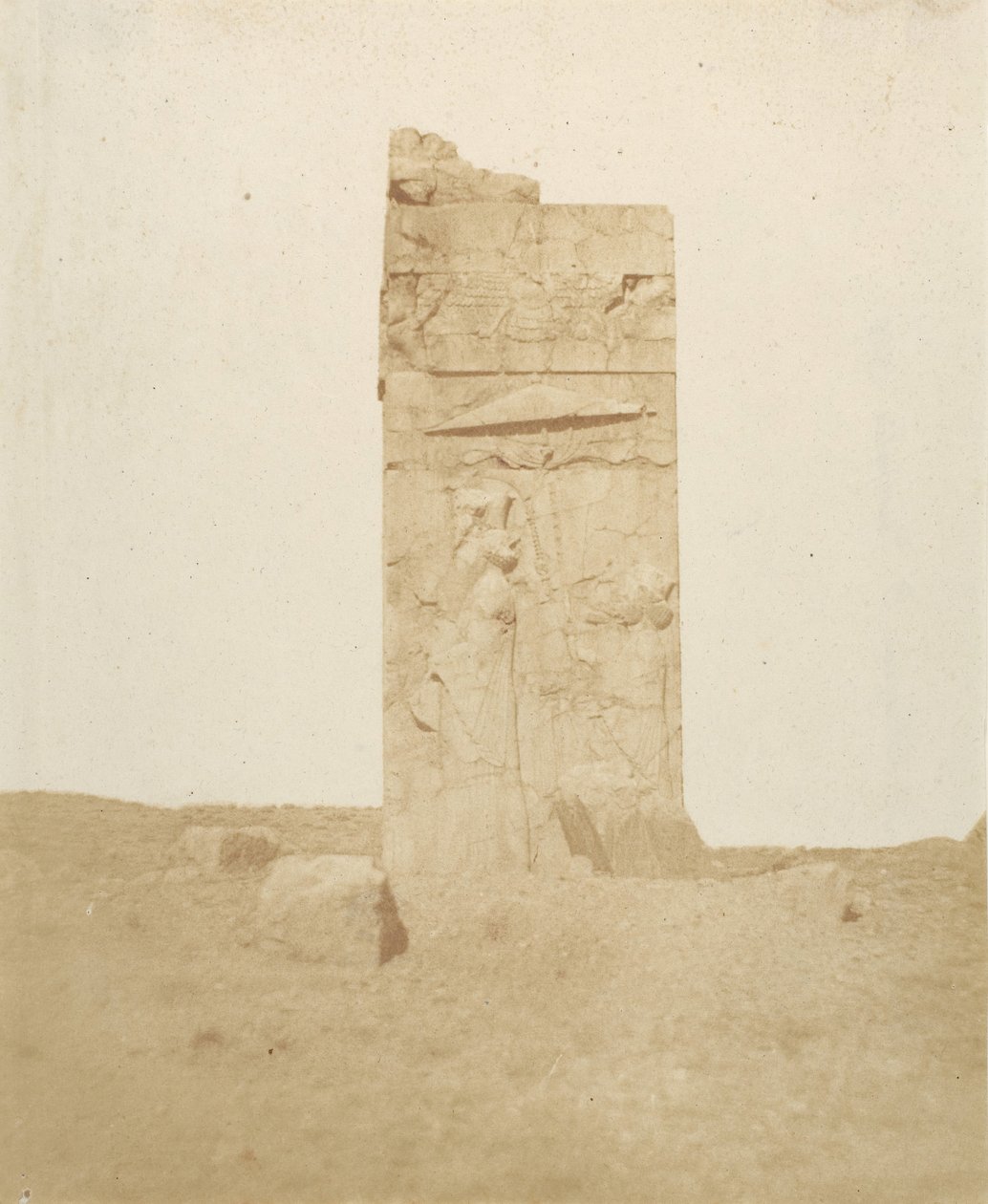 Rauniot kolmannella terassilla, Persepolis, 1858. tekijältä Luigi Pesce