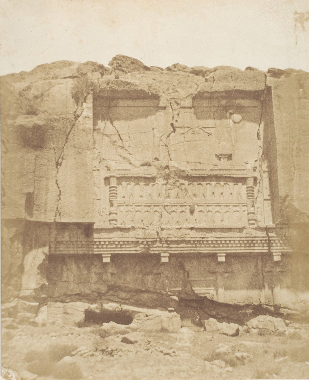 Kalliohauta Persepoliksessa, 1858. tekijältä Luigi Pesce