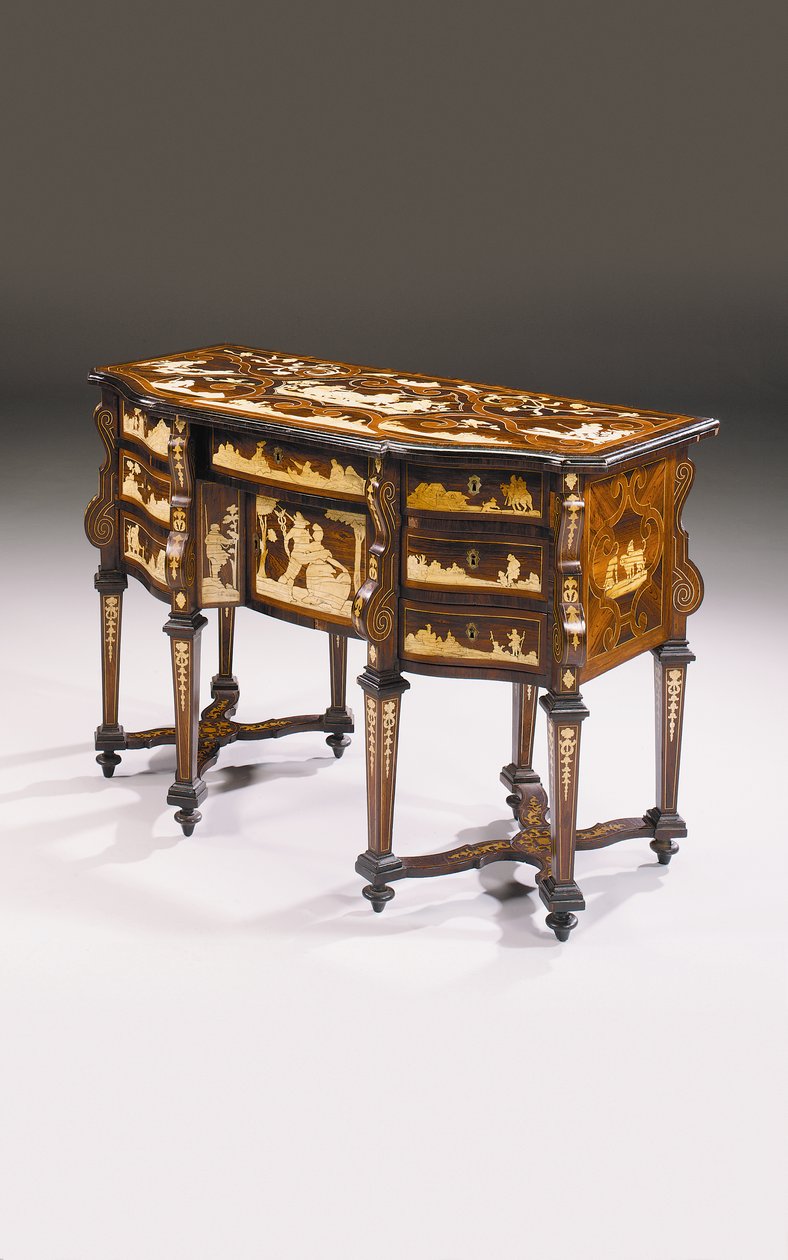 Torinolainen bureau mazarin, 1700-luvun alku tekijältä Luigi Prinotto