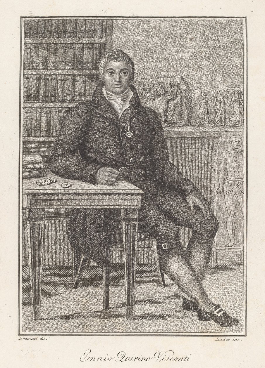Ennio Quirino Visconti tekijältä Luigi Rados, after Luigi Bramati or Antonio Bramati
