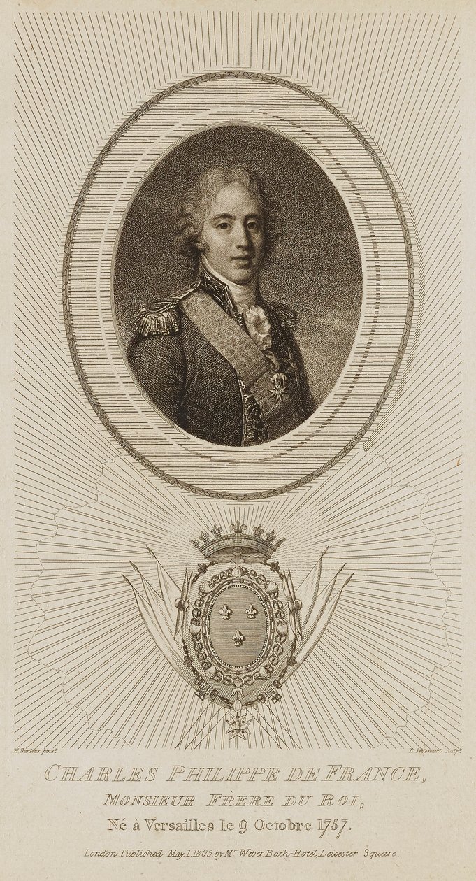 Charles Philippe de France tekijältä Luigi Schiavonetti