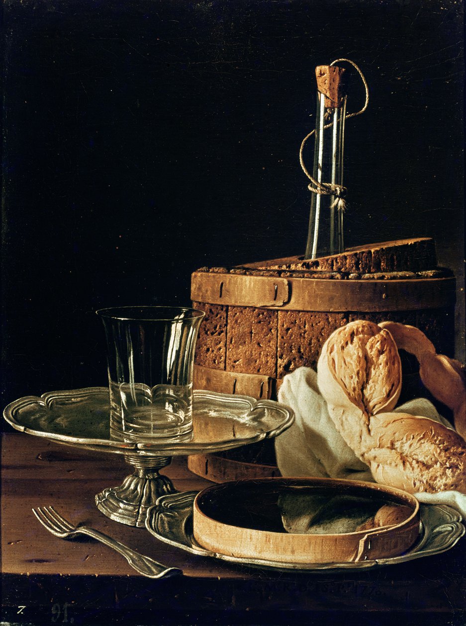 Asetelma. The Snack (katso lisätietoja numerosta 259351) tekijältä Luis Egidio Melendez