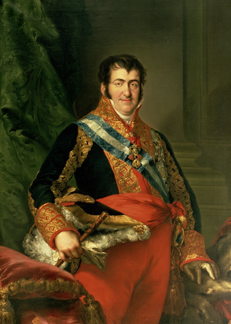 Ferdinand VII (1784-1833) 1808-11 tekijältä Luis Lopez Piquer