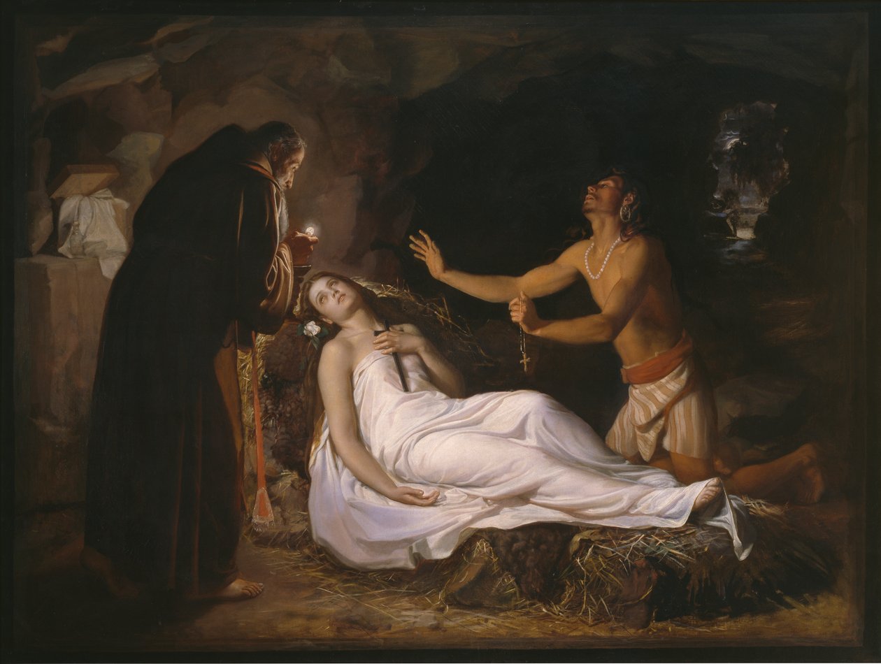 Atalan viimeiset hetket, 1871 tekijältä Luis Monroy